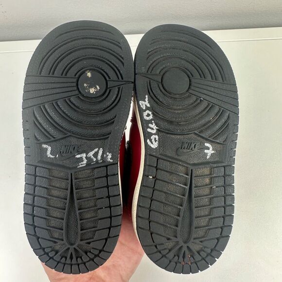 Nike Air Jordan 1 Retro Mid Kids Gym Red/Black Sport Athletic Sneaker Shoes 7C - Picture 6 of 7